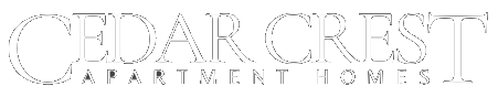 Cedar Crest Apartment Homes logo.